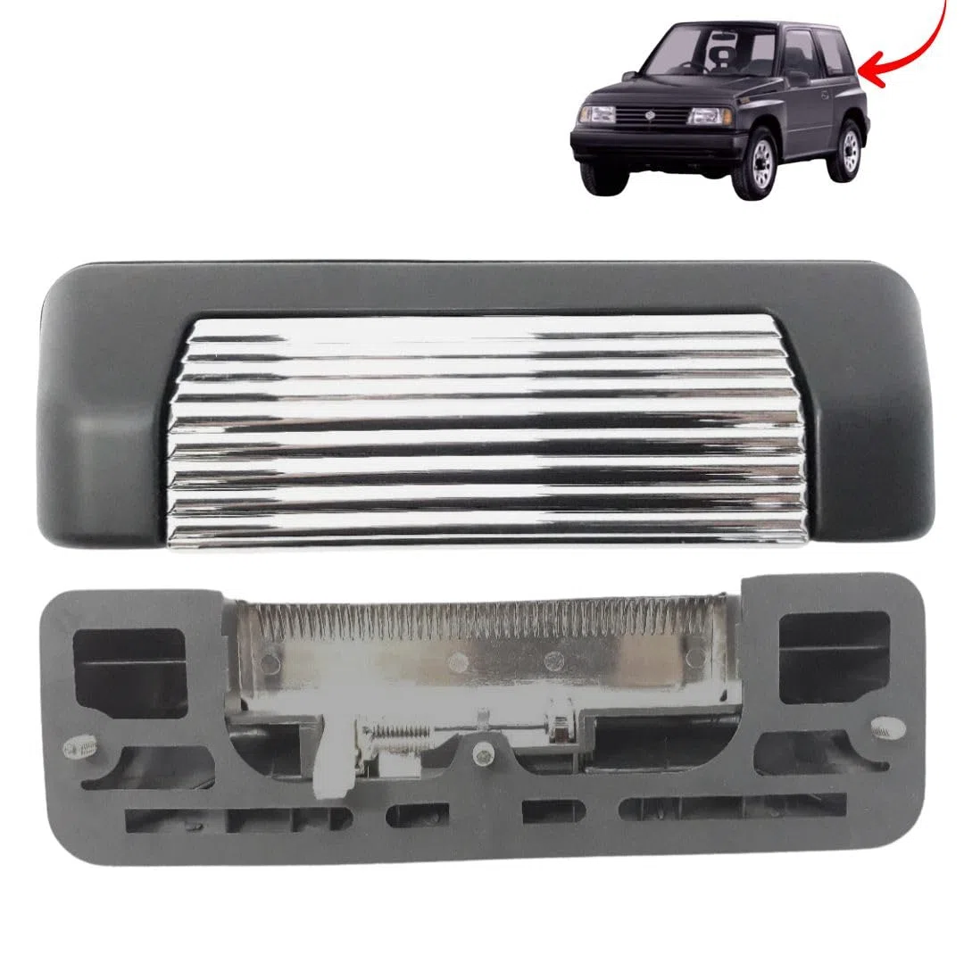 Maneta de Maletero para Suzuki Vitara 1988-2002 — Tirador Portón Trasero Cromado | Sustitución directa | Compatible con Suzuki Vitara ET 3 Puertas