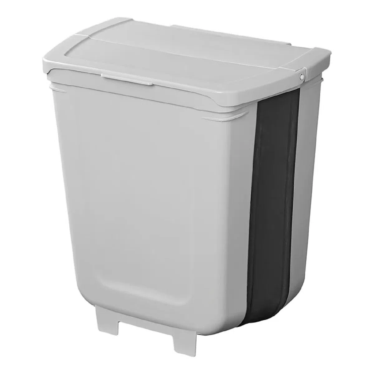 ProPlus Cubo de basura plegable de 8 l, 29 x 27 x 20 cm, para caravana, camping, cocina