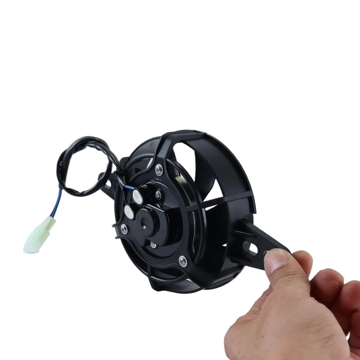 Ventilador De Refrigeración Para Motocicleta De 12 V. Ventilador Especial Para Enfriador De Aceite Y Depósito De Agua Para Motos De Cross, Pit Bikes, ATV Y UTV De 200 Cc a 250 Cc.