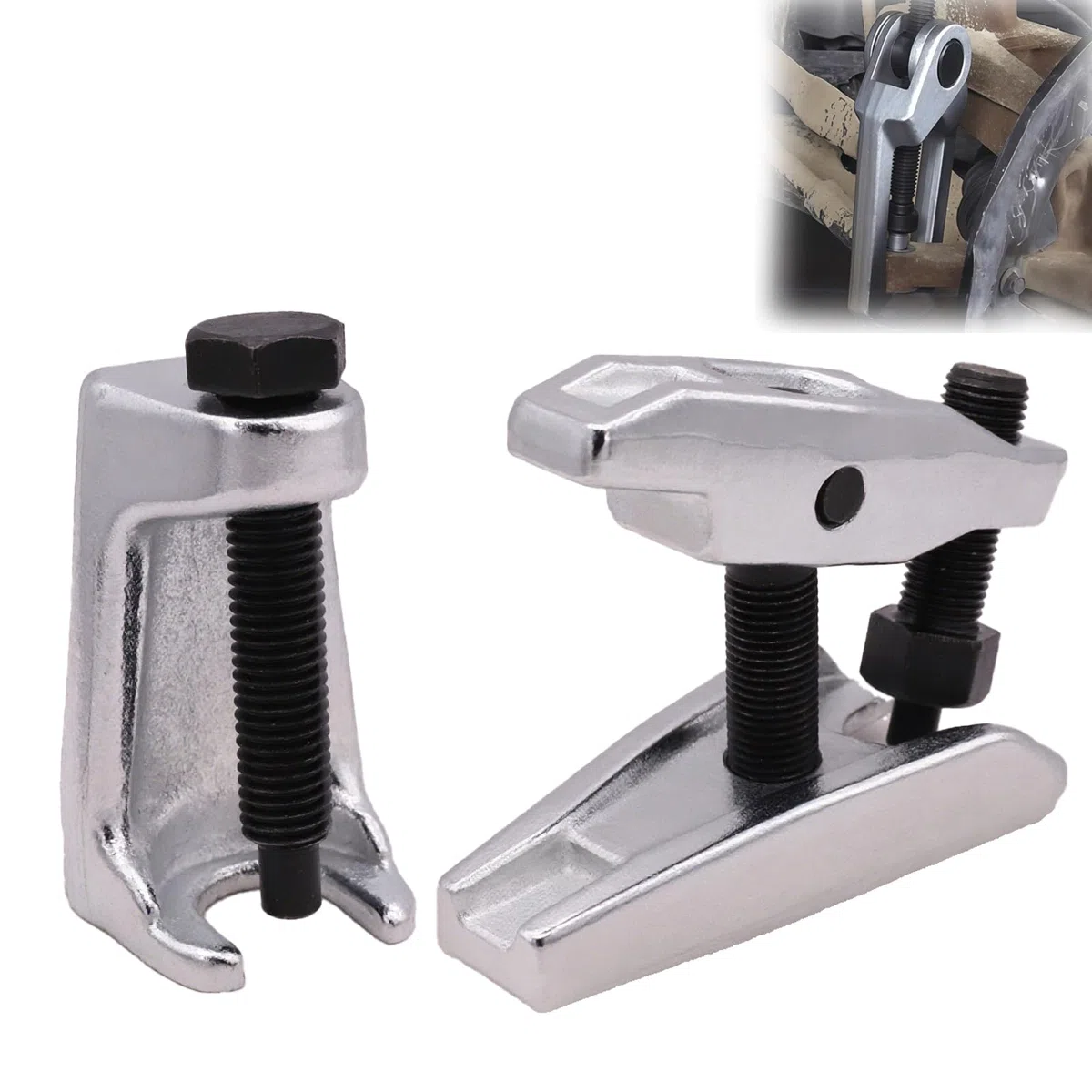 2 PCS Extractor de Rótulas, Expulsor de rótulas, Llave para Rótulas Axiales, Separador Suspension, Herramienta para la Extracción de Rótulas y Articulaciones en Vehículos de Tracción Delantera