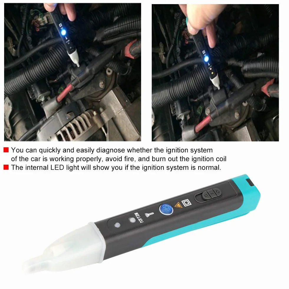 Detector de Fallas Electrónicas Automotrices MST-101 Herramienta de Prueba de Bobina de Encendido Automático