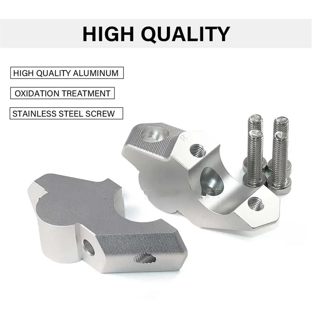 Moto Riser para F850GS F 850 ​​para GsF850 GS para ADV F900R F900XR Elevador Manillar Clip extensión Adaptador Elevador Manillar Motocicleta Motocicleta Abrazadera Manillar
