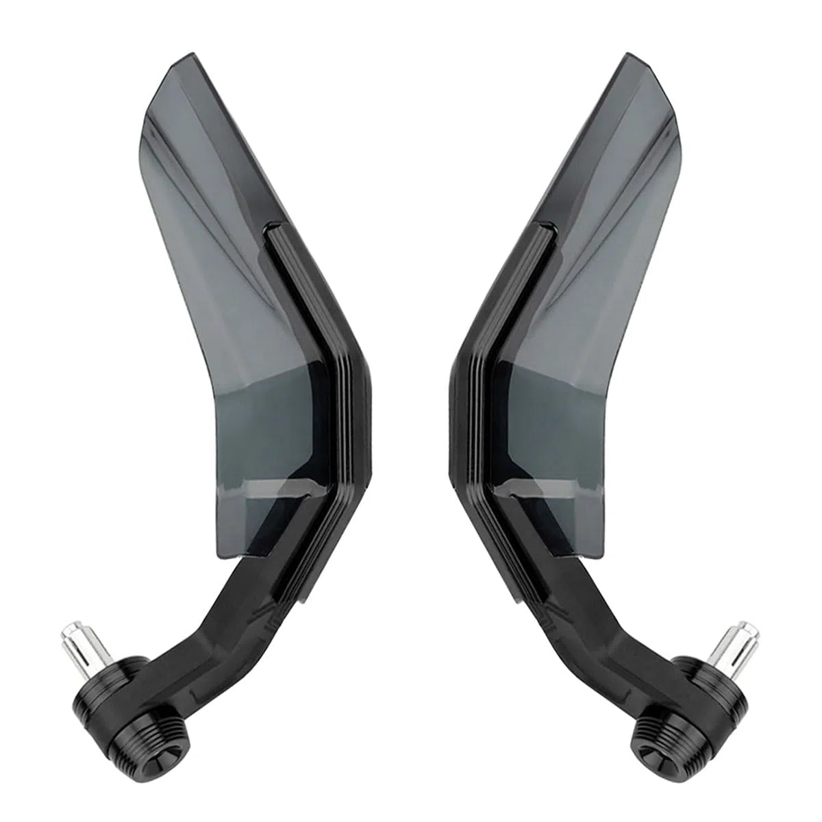 Guardamanos para Moto 7/8" Protector de Manos para Motocicleta con Escudo A Prueba de Viento Protector de Manillar Deflector Viento Protector Freno Manillar Moto Negro