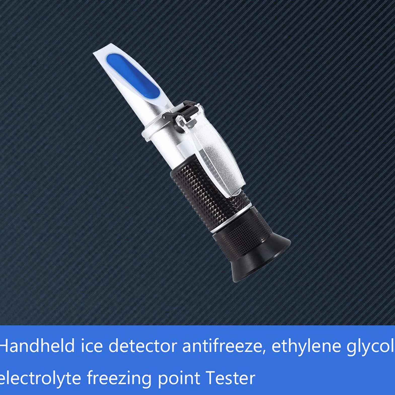 Glicol Anticongelante Refractómetro Batería ATC Glicol Refractómetro Coche Anticongelante Batería Ácido Motor Refrigerante Probador Herramienta RHA 503ATC Vehículo Óptica