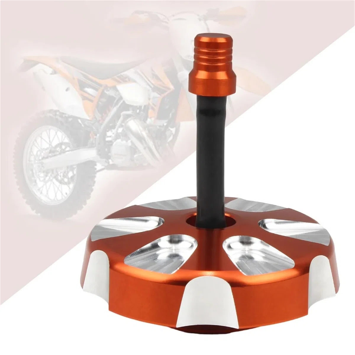 Tapa del Tanque Ajuste para KT-M SX SXF XC XCF XCW XCFW EXC EXCF 125 150 200 250 2011-2023 Accesorios de tapa de celda de tanque de motocicleta Tapon Deposito Combustible(Orange)