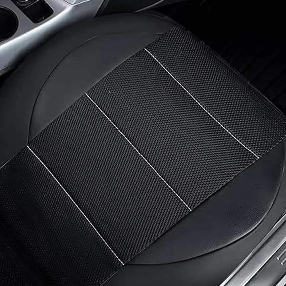 Fundas Asientos Coche para Peugeot 308 SW P5 T9 2014-2025, 9 Piezas Juegos de Cubreasientos Protector Transpirable Accesorios,Black1