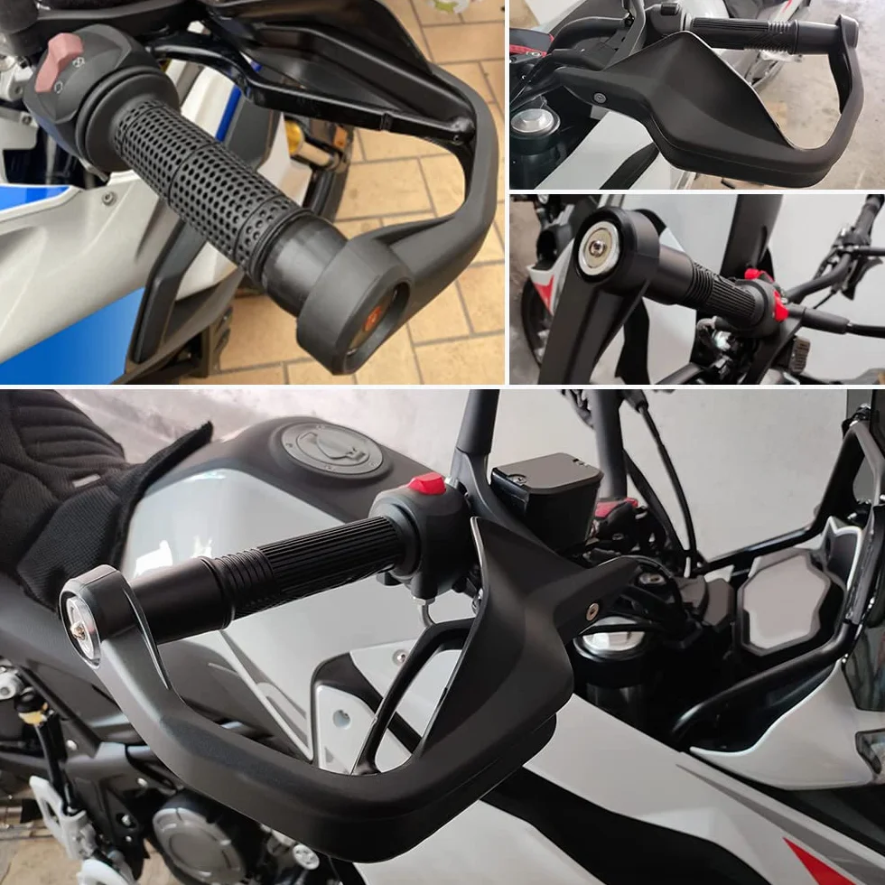 Anxin - Protector de Manos para Moto (plástico ABS, NC700X 750X CB650F CTX700 2014-2018), Color Negro