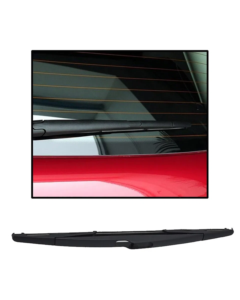 Kit de 3 limpiaparabrisas compatible con Peugeot 2008 A94 (2013-2018) | Delantero 26"+16" y Trasero 12" | Silenciador