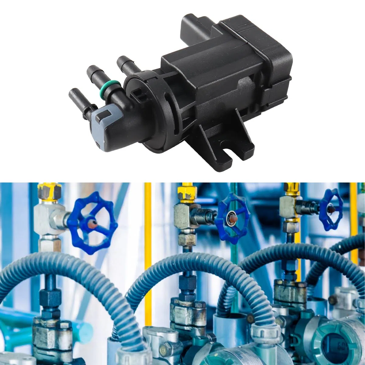 Válvula solenoide del depósito de vapor del tanque de combustible 9674084680 9801887680 1618QH 1618QQ para modelos de vehículos duraderos