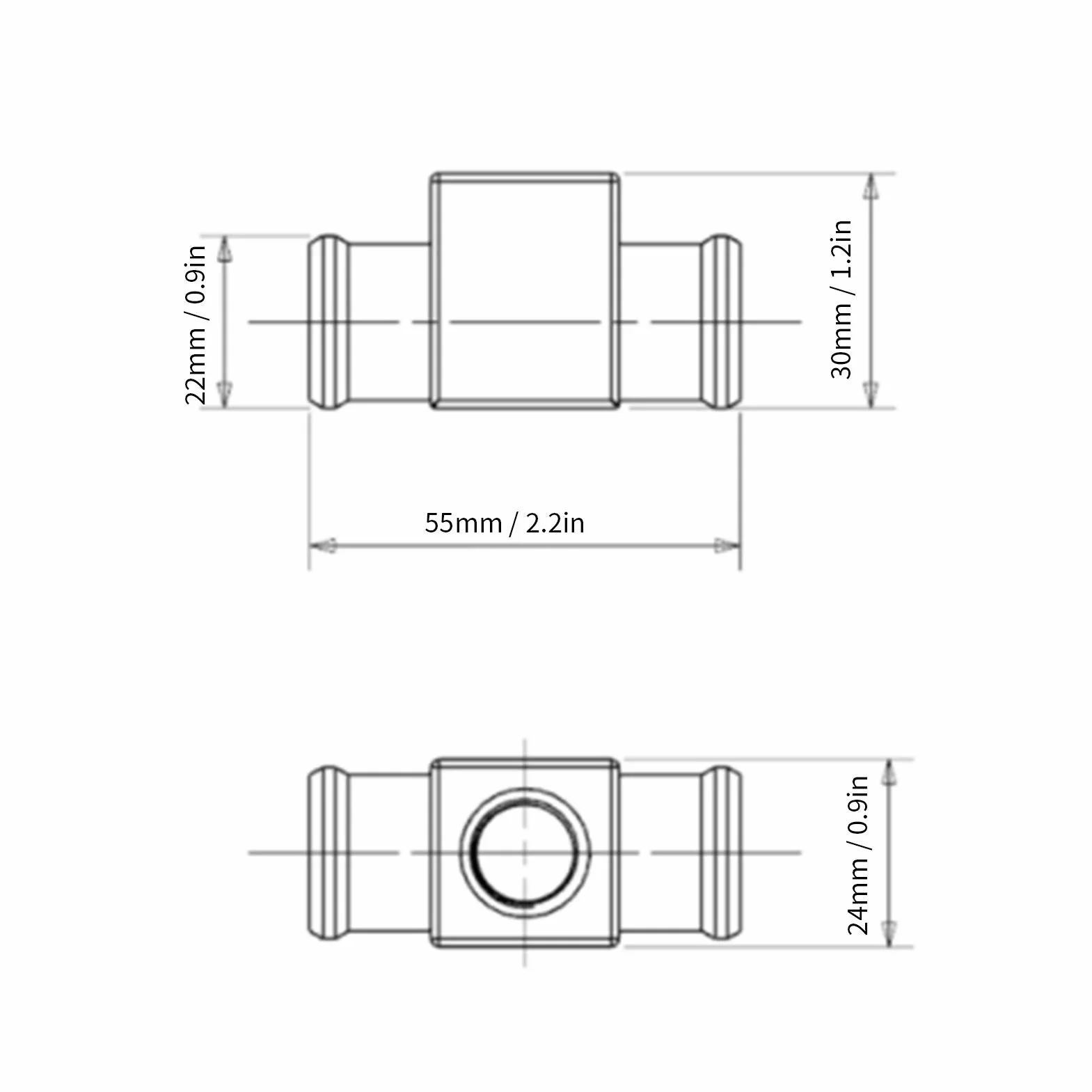 Interruptor de temperatura del agua para ventilador de radiador, kit de termostato para moto ATV, sensor de temperatura de refrigerante, conexión plug and play
