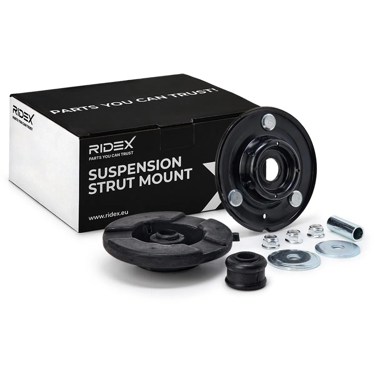 RIDEX 1180S1671 Copela de amortiguador Delantero Compatible con NISSAN NP300 Navara Pick-up D40