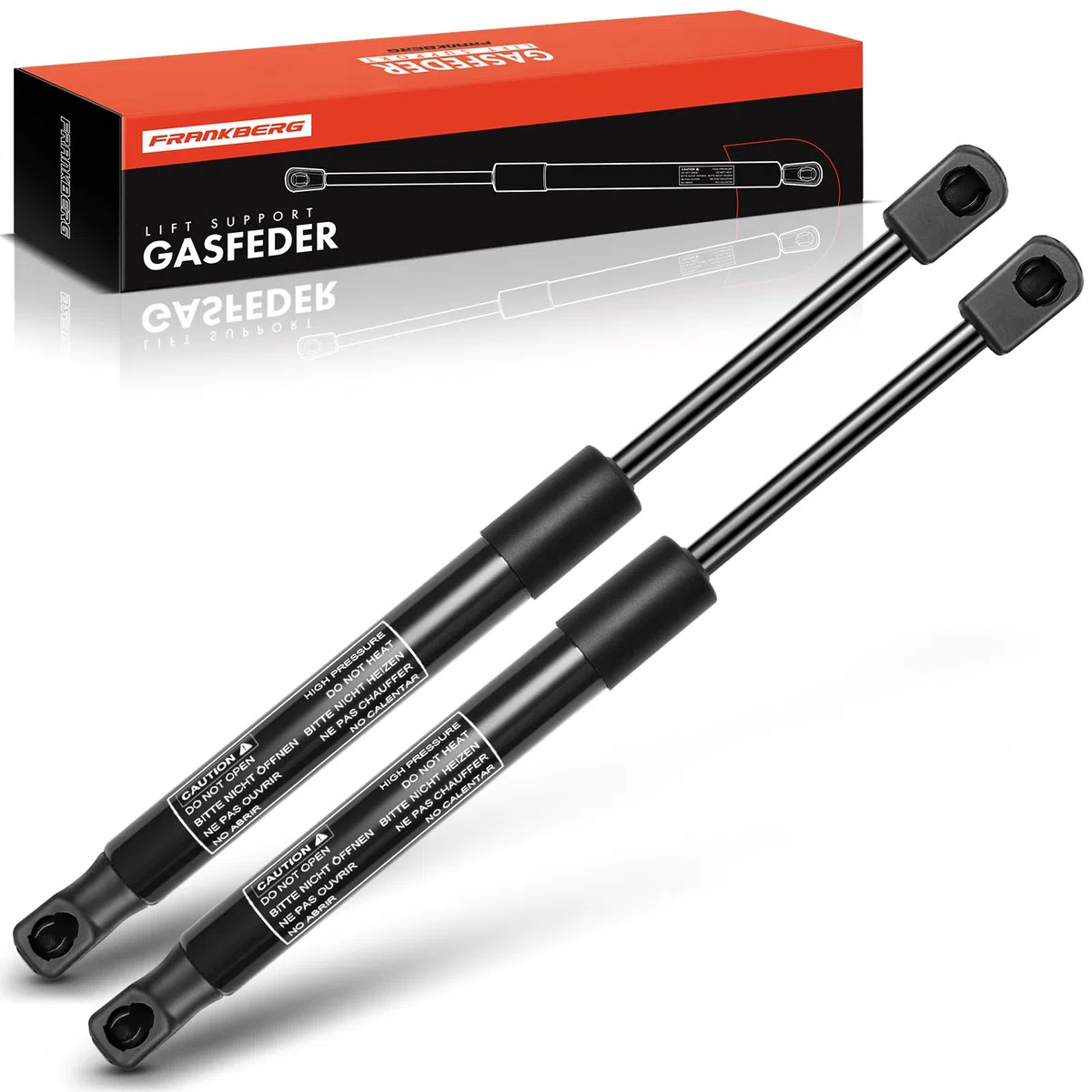 Frankberg 2x Amortiguadores de gas Capó Compatible con 2 Active Tourer F45 214 216 218 220 225 MPV 2013-2021 Replace# 51237300535