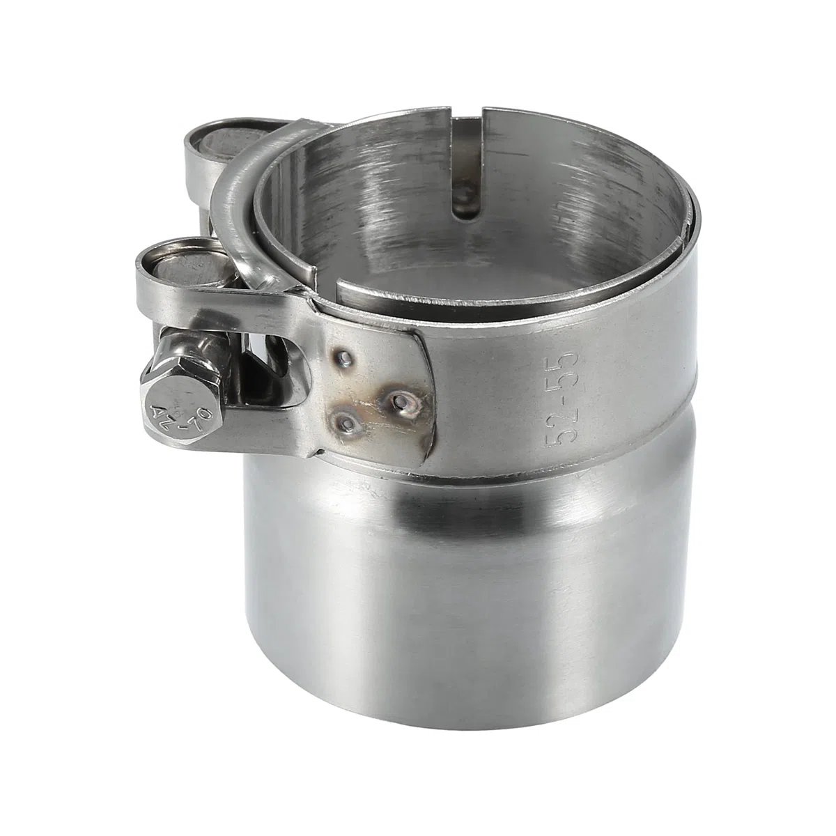 X AUTOHAUX 51-56mm 2.0"-2.2" Motocicleta Inoxidable Acero Escape Tubo Adaptador