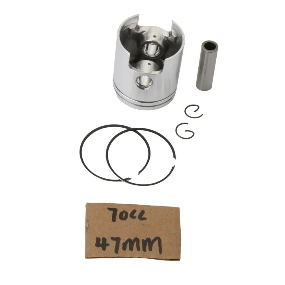 Kit de pistón 50cc 70cc 90cc 40,3 mm 47 mm 49 mm para Motor Minarelli AM6 de 2 Tiempos Compatible con CH Racing WSM WXE 50 2003-2005(50CC 40.3MM)