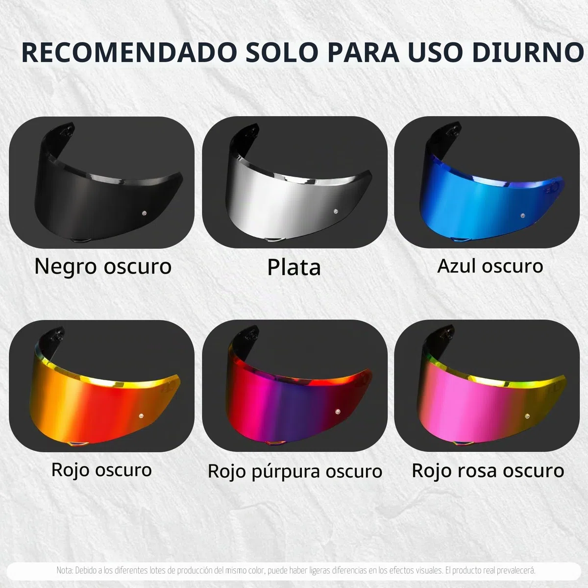PSLER Visera de Casco para AGV New K3 (E2206),Solo para cascos K3 talla S/M/L Visera Tintada para Casco de Motocicleta Accesorios de Repuesto(Negro Oscuro)