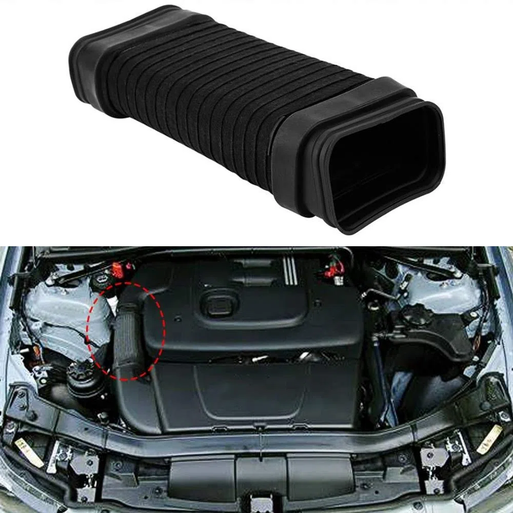 RASHION Cubierta antipolvo de polipropileno para manguera de admisión de aire del motor para BMW Serie 3 E90 E91 320D 318D M47N2 13717795284