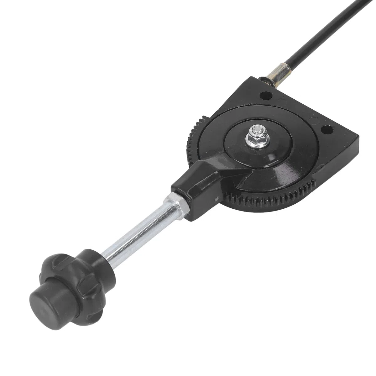 Excavadora Acelerador Manual Cable, Cable de Control Estrangulador, Push Pull Asamblea Perilla Negra Ajuste Universal Bloqueo Manual Respuesta Rápida Reemplazo Flexible Piezas Pesado