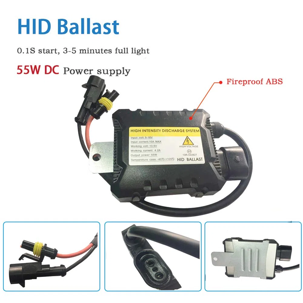 55W Kit de luz HID Xenón 8000K H3 HID Xenon Bombilla Lámpara Kit de Conversión Lastre 12V