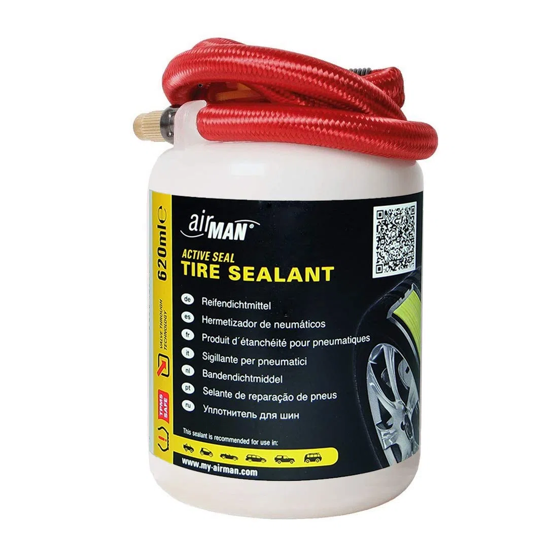 Airman 64 – 010 – 013 Valve through Sealant Neumáticos impermeabilizante, 620 ml
