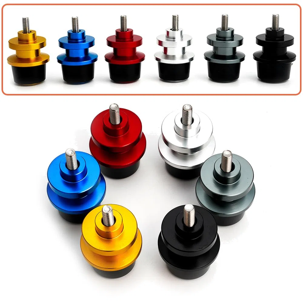 M6 Diábolos Motocicleta Basculante Bobina de Deslizadores Tornillo del Soporte para MT01 MT03 MT09 MT10 MT25 MT 01 03 09 10 TRACER 900 700 GT TRACER9 TRACER7 Accesorios (Titanio)