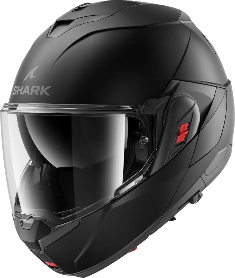 Shark, Casco Moto Modular OXO Blank Black Mat KMA