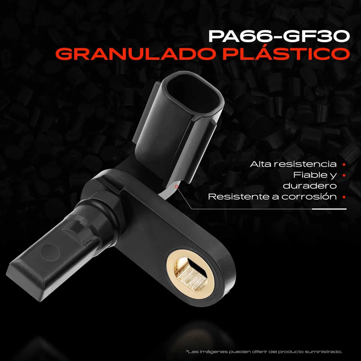 Frankberg Sensor de velocidad de ruedas Sensor ABS 2 Polos Compatible con P.A.N.A.M.E.R.A 970 Replace# 97060640701