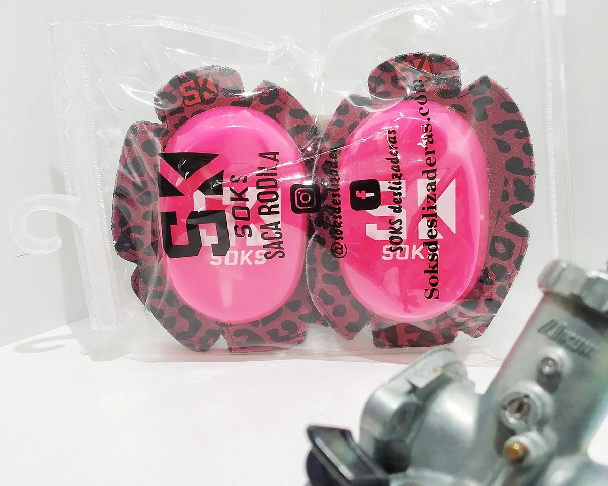 SOKS Deslizaderas para mono | POLE Leopard Rosa Fluor