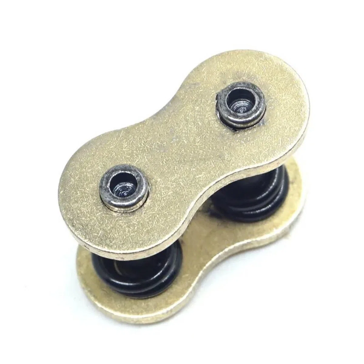 Cadena Moto Conector de clip con remache dorado para cadena de transmisión de motocicleta, junta tórica, enlace principal, apto para modelos 428, 520, 525, 530,(520H Rivet)