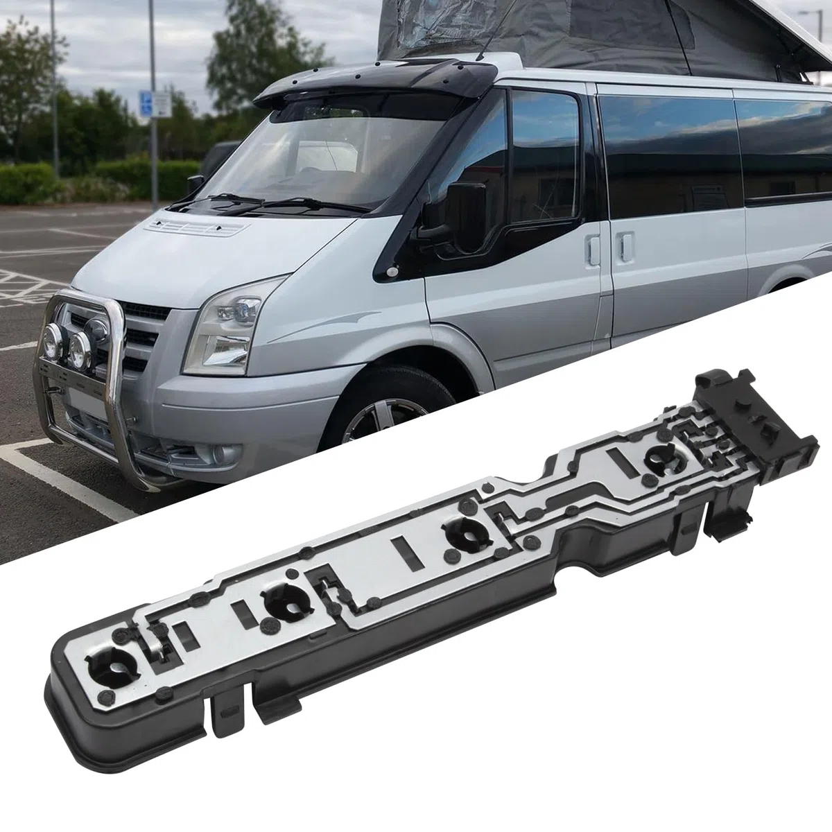 2 piezas Soporte de enchufe de bombilla de luz trasera con mazo de cables para Ford Transit Mk6 MK7 2000-2014 Accesorios 1681537 6C1113N004AB 1102440