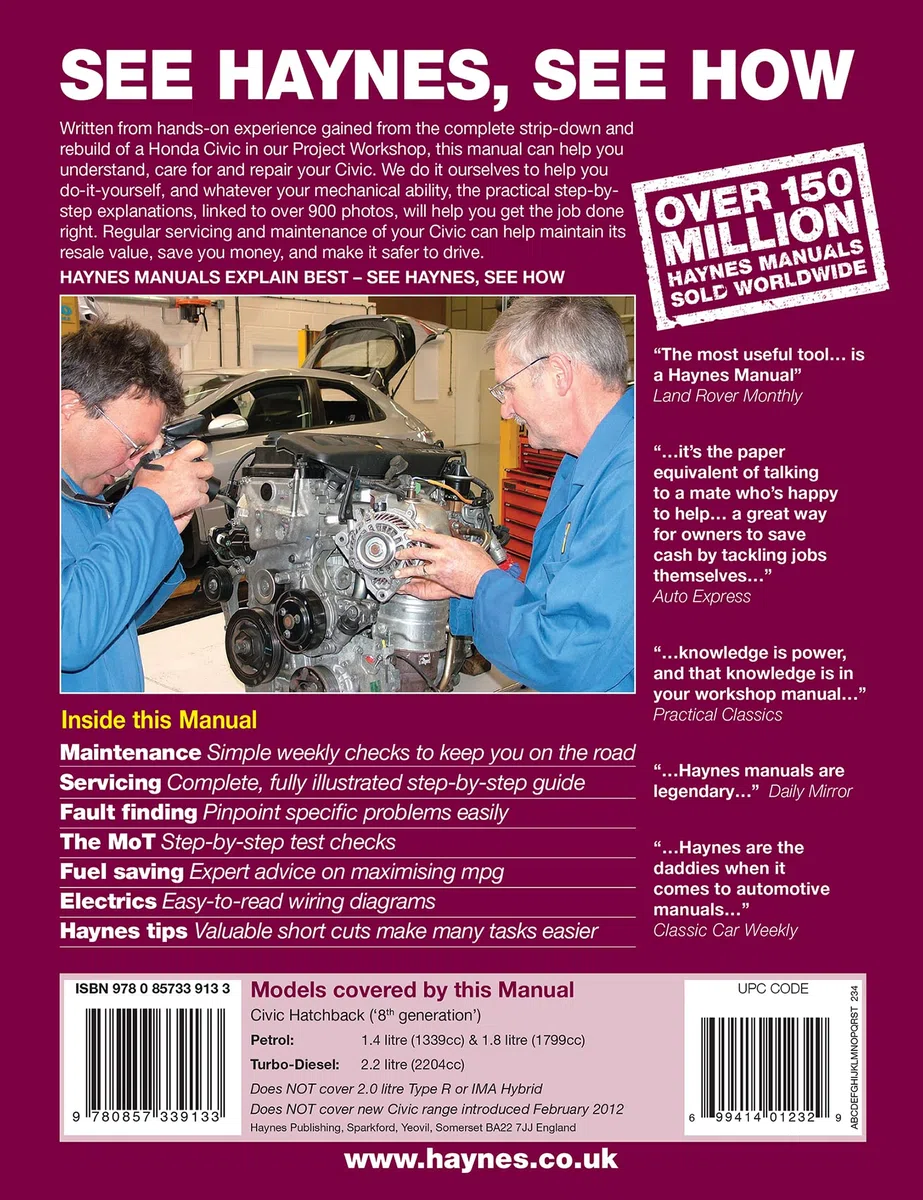 Honda Civic (Jan '06-'12) 55 To 12