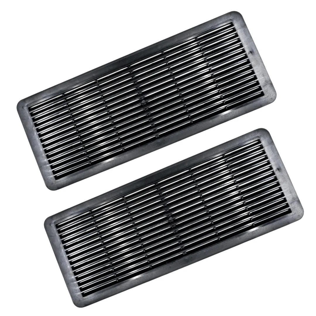 Rejilla de cortina de techo solar negra de 2 piezas para Mercedes Clase E (W210-W211)