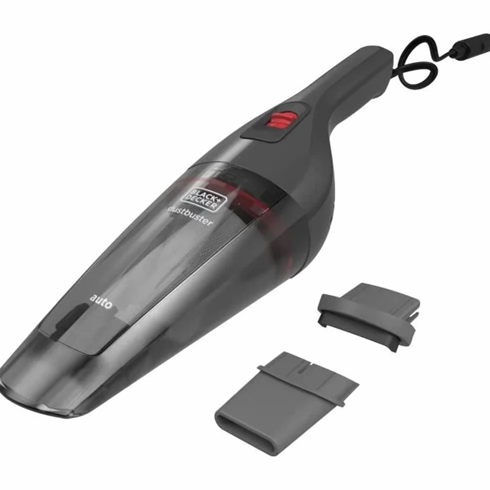 Black+Decker dustbuster Aspiradora de Mano para Coche con Cable de 12V, NVB12AV-XJ