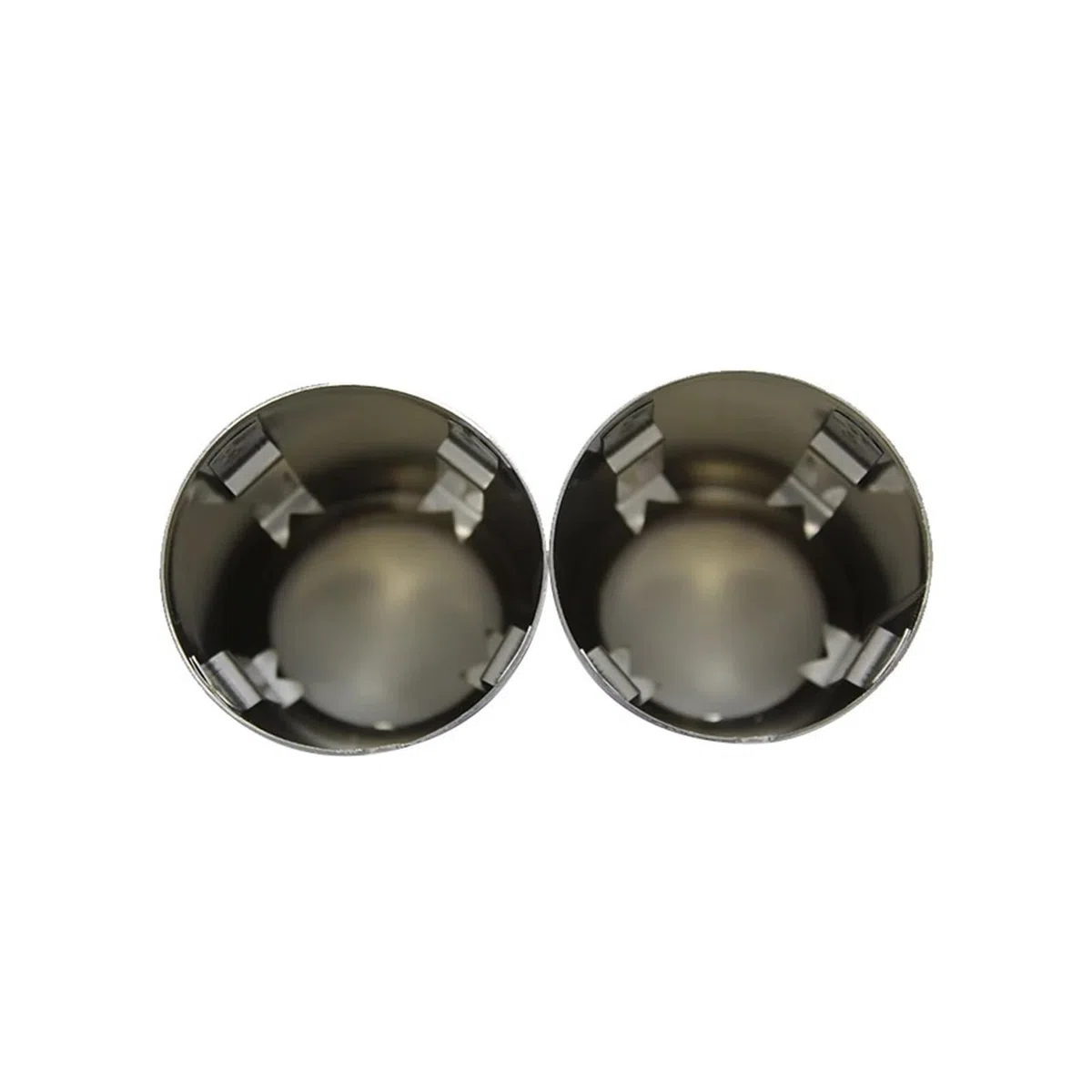 Para BMW F30 2013-2018 E92 E90 Serie 3 GT 325i 328i 70 Mm Cubierta De Punta Silenciador Escape Coche Accesorios Acero Inoxidable Tubo de escape(2pcs Silver)