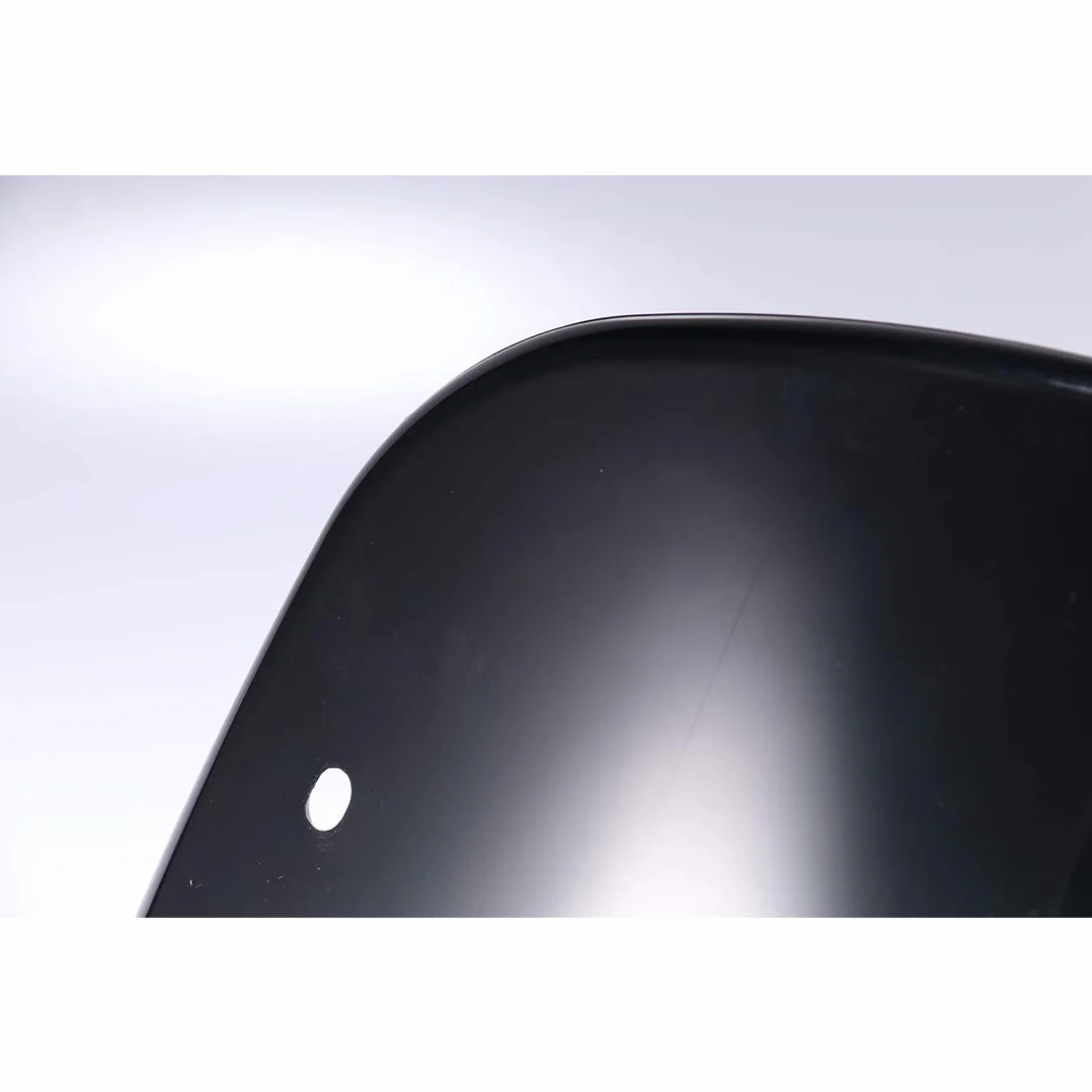 Deflector de Parabrisas Universal para Motocicleta para Faros de Motocicleta de 5 '' - 7 '' (Negro)