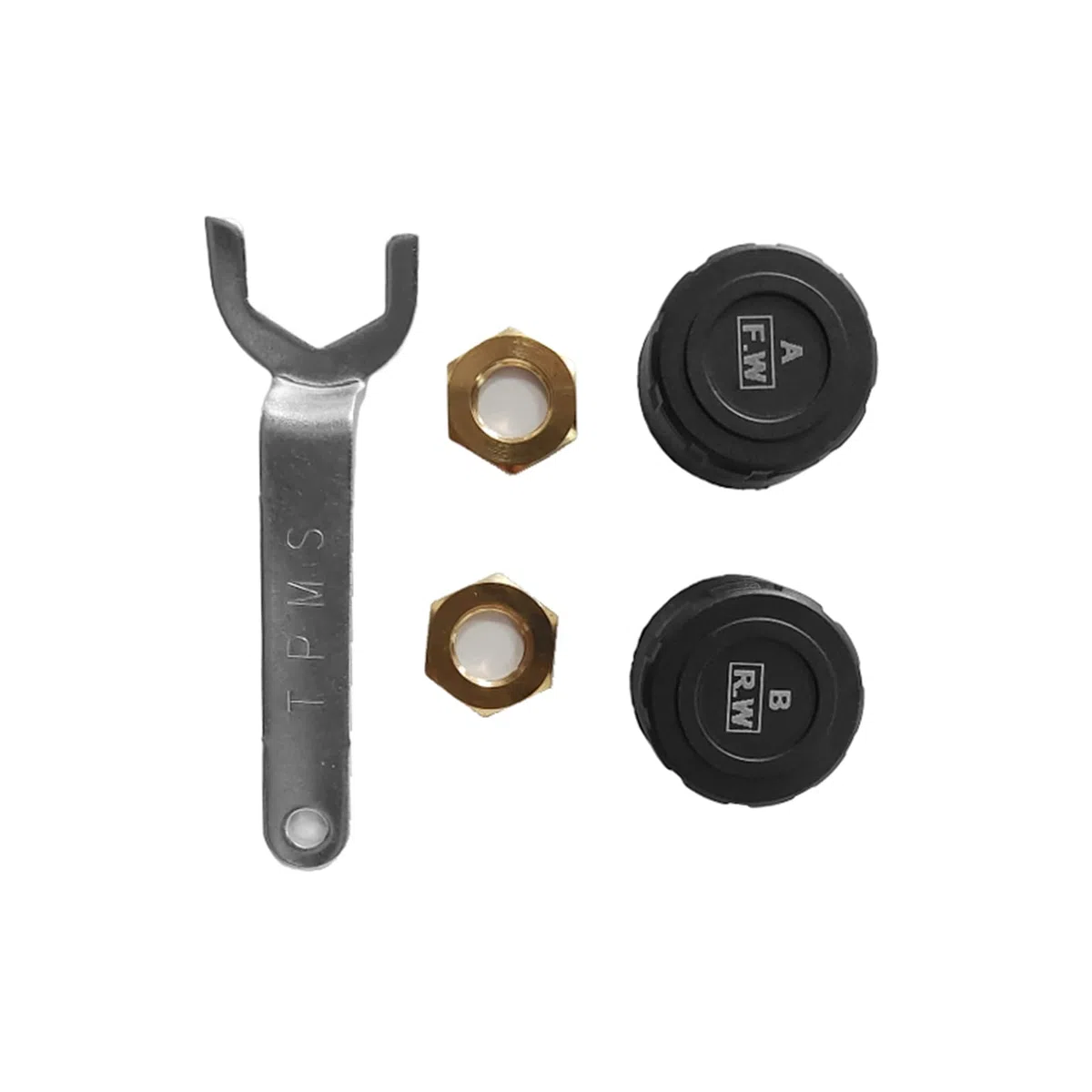Rimoody Motorcycle TPMS Système de Surveillance de la Pression des pneus sans Fil pour Moto TPMS avec 2 capteurs externo TPMS pour Moto à Deux Roues