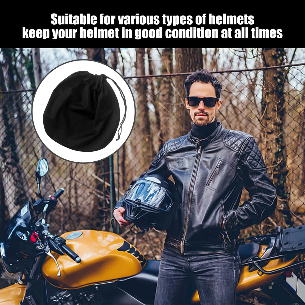 Bolsa De Casco De Motocicleta De 1 Pieza, Bolsa De Polvo De Casco, Accesorios para El Casco, Protección contra El Casco, Suministros De Almacenamiento De Casco.