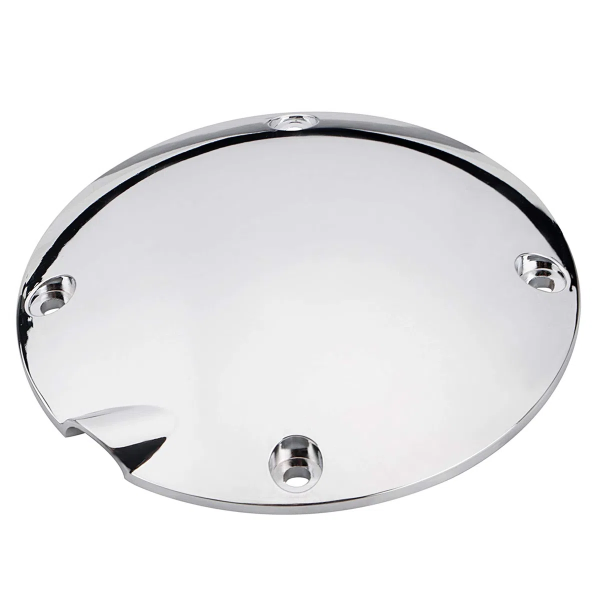 Tapa de embrague Derby de 4 orificios para motocicletas cromada y satinada para Harley 1994-2003 Sportster XL 883 1200