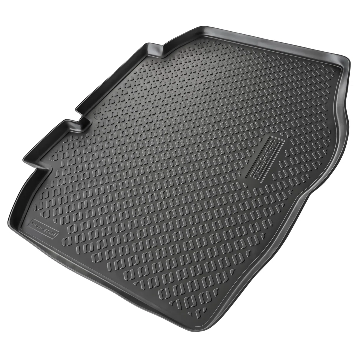 RECAMBO Alfombrilla de protección para maletero compatible con Seat Ibiza V | 6F | Año de fabricación a partir de 2017 - Alfombrilla de goma para maletero/carga 3D | Alfombrilla de maletero con borde