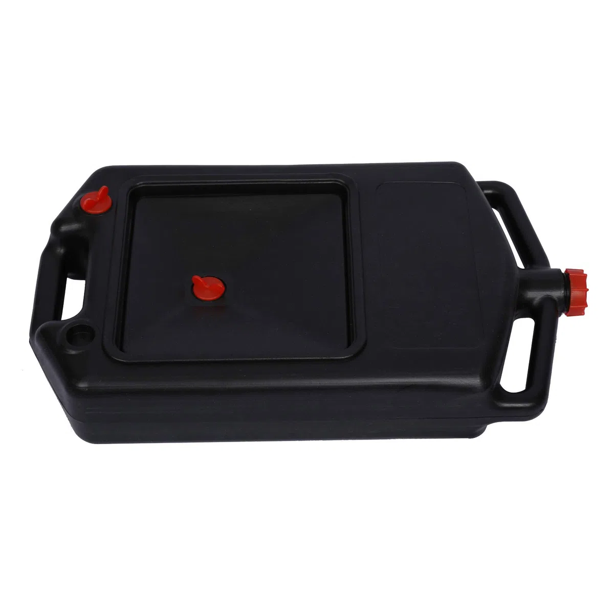 WilTec Bandeja Vaciado Aceite Recipiente colector Aceite Usado Plástico 8L Cambio Aceite Taller Automóvil