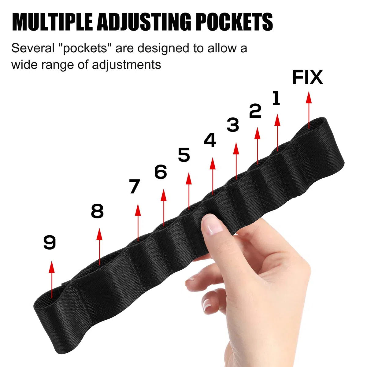 VOFONO 2 Correas de Repuesto de Nailon para Puerta de Coche, Resistentes y Resistentes, Ajustables y Resistentes para cinturón de Seguridad, Carga de 453,6 kg, Apto para Jeep Wrangler TJ JK JL CJ JKU