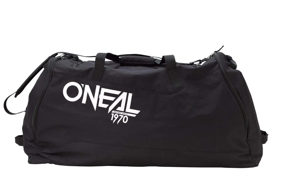 O'NEAL | Accesorios | Motocross Enduro | Poliéster 600D Duradero, Correa de Hombro Acolchada, Paneles de protección de plástico | Bolsa de Equipo O'NEAL TX 8000 | Negra | Tamaño 89 x 41 x 38 cm
