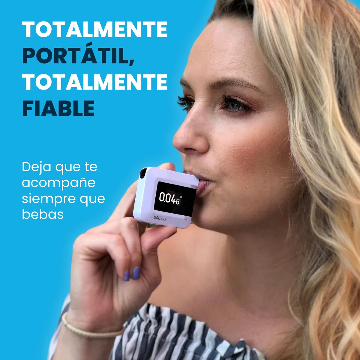 BACtrack Etillotest C8, precisión de calidad profesional, conectividad Bluetooth inalámbrica para smartphone opcional para dispositivos Apple iPhone, Google y Samsung, Android