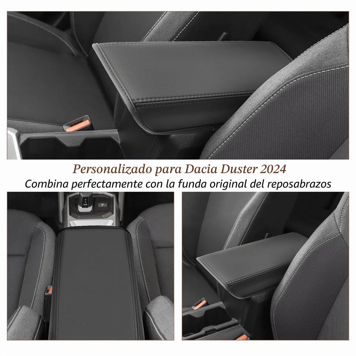 SKTU Funda de Reposabrazos compatible con Dacia Duster 2024 2025 Funda protectora reposabrazos central