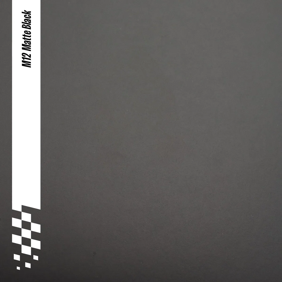 Finest Folia 3M Wrap Film 2080 Lámina autoadhesiva para Coche, Motocicleta, Barco, película Protectora de Pintura 3D con conductos de Aire para la aplicación de película, M12 Negro Mate