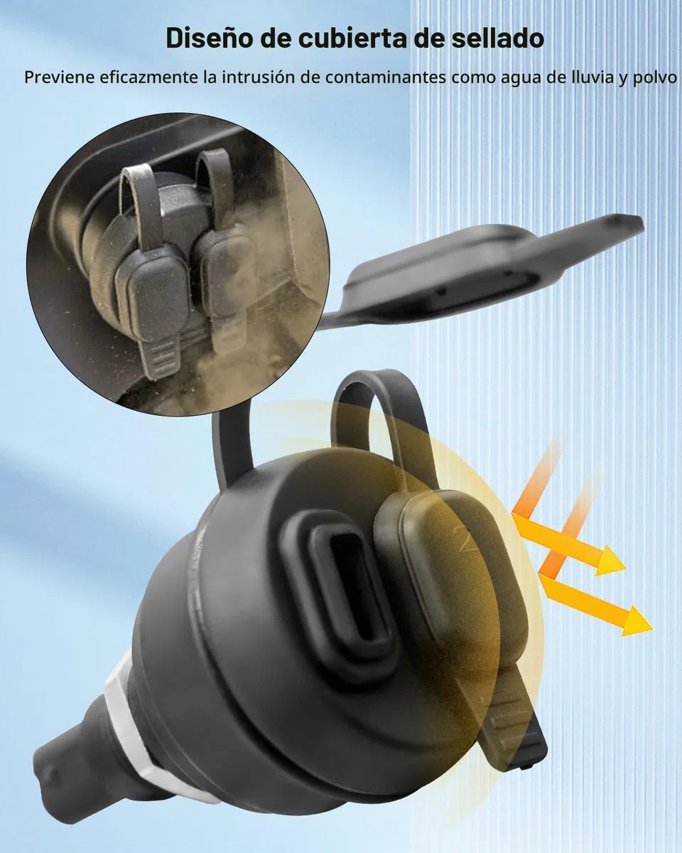 Cargador USB de 5V para Motocicleta de Doble Ajuste para BMW R1200GS R1250GS R1250RT R1200RT R nineT K1600GT K1600GTL K1300S K1300GT G310GS F900R F900XR F850GS F750 F650GS S1000XR, Reemplaza Enchufe