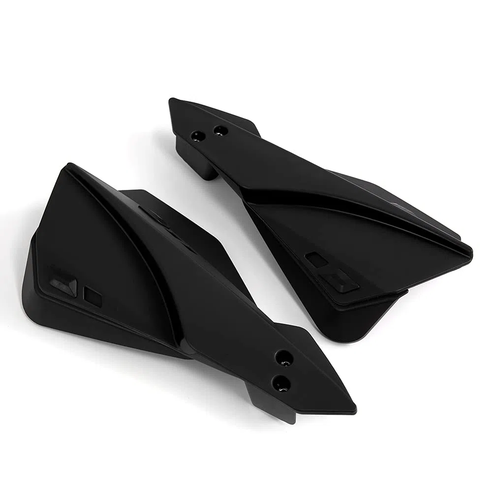 Guardamanos de Moto 22MM 25MM ABS Guardamanos Racing Para 80-650CC XR CR CRF Para Para 125-498CC RR 2T 4T (Negro)