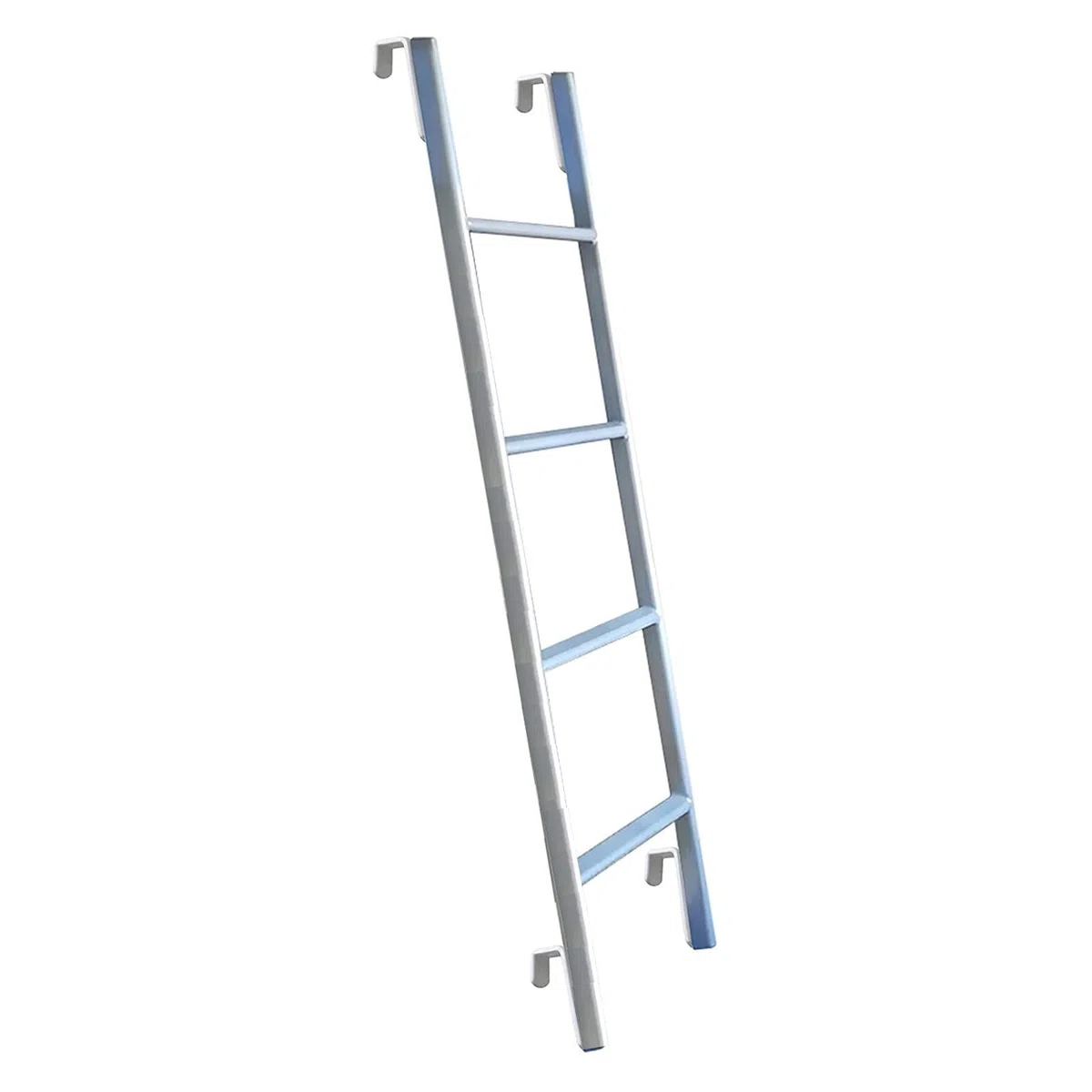 Kunovo Escalera Litera Escalera de Litera de Color Muli-ti con Ganchos, 116 Cm/ 130 Cm/ 140 Cm/ 150 Cm/Estructura De Metal Alto Cama Doble Litera Escalera para Autocaravana Camper Escaleras del Ático