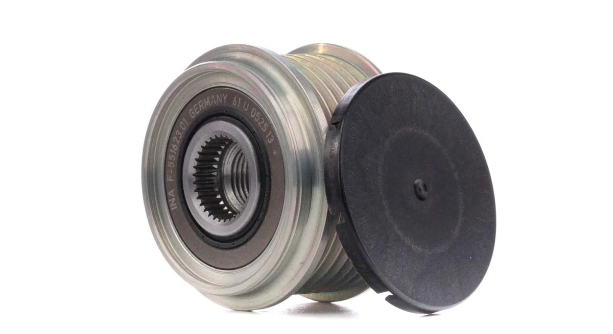 INA 535 0222 10 Rueda libre de alternador Compatible con AUDI A4 B8 Avant 8K5 A6 C7 Avant 4G5, 4GD A6 C6 Avant 4F5 Q5 8RB A4 B8 Sedán 8K2