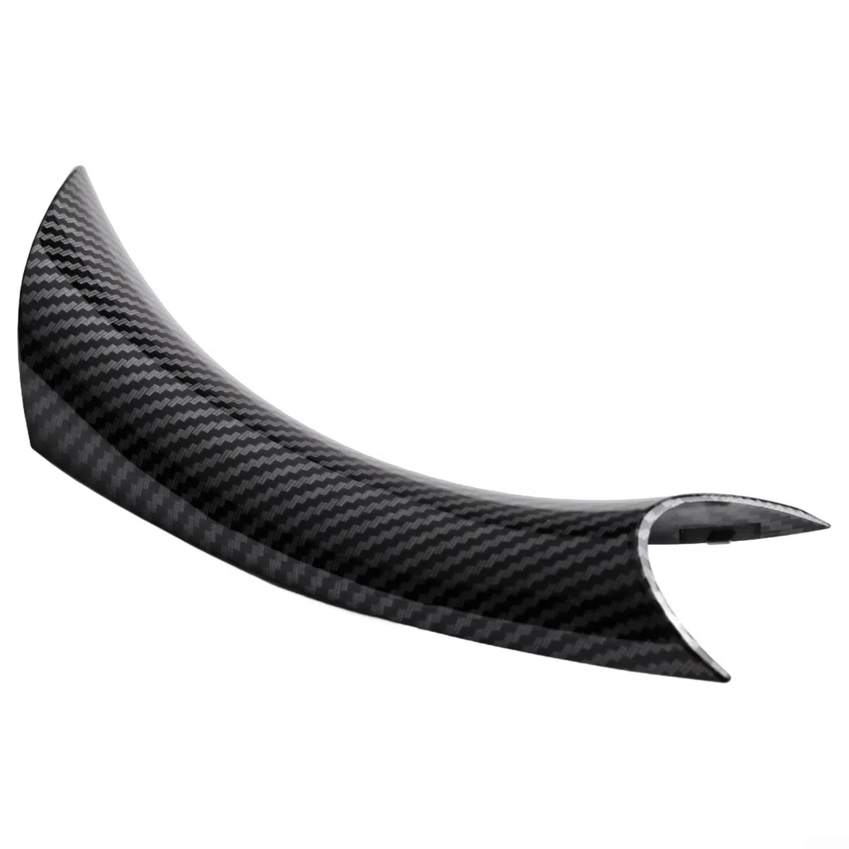 Juego de 6 piezas de embellecedores para manija de puerta, ABS negro, patrón de tejido diagonal, decoración para E90 E91 para vagón 2004-2012