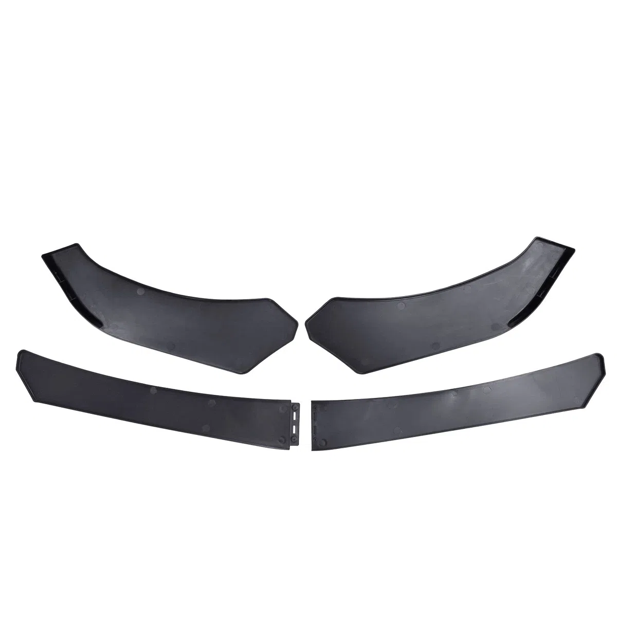 Parachoques delantero spoiler labio carrocería kit difusor divisor para A-udi A3 A5 S3 S4 RS5 S-Line A6 A7 TT negro brillante